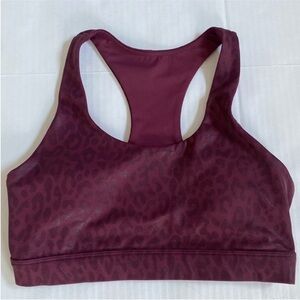 All Fenix Sports Bra size Medium Burgundy Red
